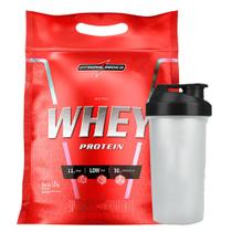 Whey protein Nutri Isolado Concentrado Morango 1,8Kg Refil + Coqueteleira - Integralmedica - Integralmédica