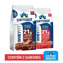 Whey Protein Parmalat Wheyfit 2 Sabores 450g Pack C/2Un