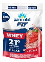 Whey protein po parmalat wheyfit morango 450g
