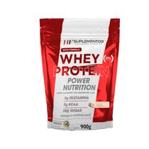 Whey protein power nutrition refil 900g coco hf suplementos