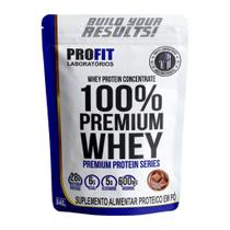Whey Protein Premium 100% Concentrado Profit Laboratório 840g Refil