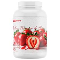 Whey Protein Pro Corps Morango do Amor 900g Edição Limitada com 25g de Proteína por Dose, Zero Açúcar, Sabor Exclusivo de Morango com Leite Condensa