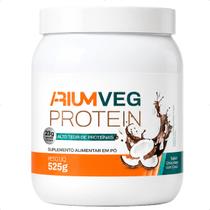 Whey Protein Proteína Vegana Sabor Coco Vegetal Arium Suplementos 525g