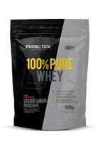 Whey protein puro probiotica refil 900 gramas sabor morango