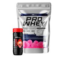 Whey Protein Refil 1Kg + Cafeína Fire 420mg 30 Tabletes - Pro Healthy