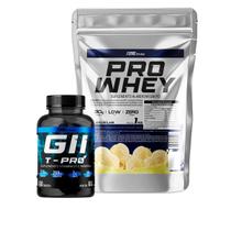 Whey Protein Refil 1Kg + Gh Testo Pro 60 Tabletes - Pro Healthy - Pro Healthy Laboratórios