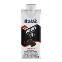 Whey Protein Sabor Chocolate Sem Açúcar Italac 250ml