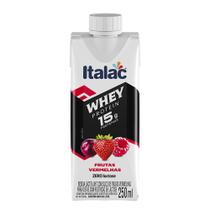 Whey Protein Sabor Frutas Vermelhas Sem Açúcar Italac 250ml