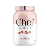 Whey Protein Sem Lactose - 907g Morango com Chantily - Chef Whey