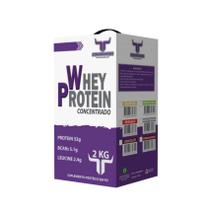 Whey Protein Stronghorn 2kg 100 Concentrado Caixa Refil 32g Proteína Nutrição Saboroso Qualidade