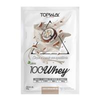 Whey protein topway coco e baunilha 10x35g