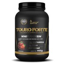 Whey Protein Touro Forte 900gr Bcaa Glutamina 28gr proteina isolada soro do leite Alisson Nutrition