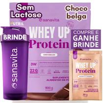 Whey Protein UP SANAVITA 3W Isolado Concentrado Hidrolisado COQUETELEIRA Suplemento de Proteína com BCAA Whey Protein UP SANAVITA 3W Isolado Concentrado Hidrolisado COQUETELEIRA Suplemento de Proteína com BCAA