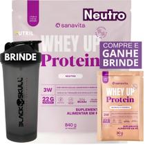 Whey Protein UP SANAVITA 3W Isolado Concentrado Hidrolisado COQUETELEIRA Suplemento de Proteína com BCAA