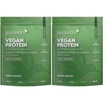 Whey Protein Vegano Neutro 2 X 450g Puravida