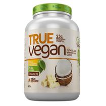 Whey Protein Vegano True Vegan Proteína Vegetal Chocolate Branco com Coco 837g True Source
