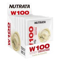 Whey Protein W100 Caixa Com 12 Unidades De 30g Nutrata Creme De Baunilha Whey Protein W100 Caixa Com 12 Unidades De 30g Nutrata Creme De Baunilha