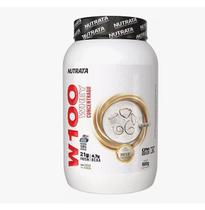 Whey Protein W100 Concentrado 900g Nutrata Sabor Creme de Coco