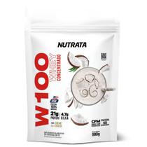 Whey Protein W100 Concentrado Refil 900g Nutrata