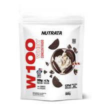 Whey Protein W100 Concentrado Refil 900g Nutrata