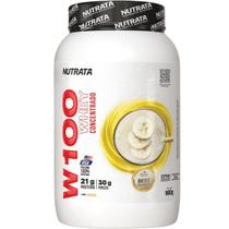 Whey protein w100 pote 900g banana nutrata