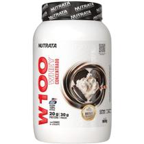 Whey protein w100 pote 900g cookies & cream nutrata