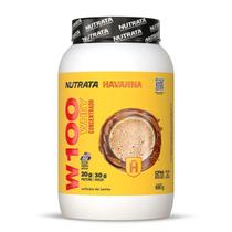 Whey Protein W100 Pote 900g Nutrata Doce De Leite Havanna Whey Protein W100 Pote 900g Nutrata Doce De Leite Havanna