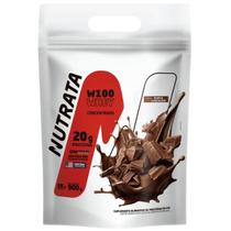 Whey protein w100 refil 900g duplo chocolate nutrata