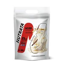 Whey Protein W100 Refil 900g Nutrata Creme De Baunilha Whey Protein W100 Refil 900g Nutrata Creme De Baunilha