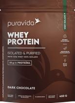 Whey protein whey 100% isolado dark chocolate 450 g - PURA VIDA