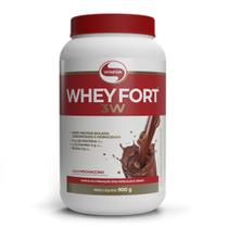 Whey Protein - Whey Fort 3W - 900g - Chocolate - Vitafor