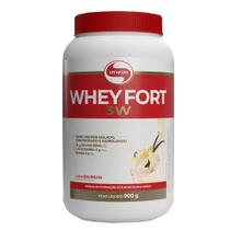 Whey Protein Whey Fort 3W Baunilha Vitafor 900g Whey Protein Whey Fort 3W Baunilha Vitafor 900g