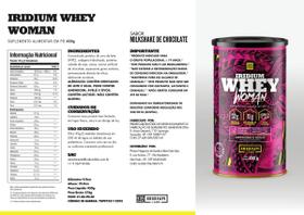 Whey Protein Woman Iridium Labs 450g Sabor Milkshake De Chocolate