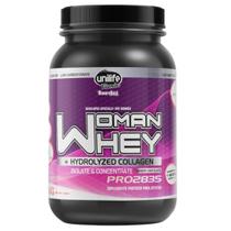 WHEY PROTEIN WOMAN Mulher Isolado Concentrado com Colágeno Sabor Chocolate 900g WHEY PROTEIN WOMAN Mulher Isolado Concentrado com Colágeno Sabor Chocolate 900g