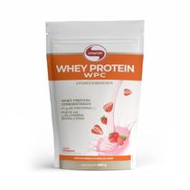 Whey Protein WPC Sabor Morango Vitafor Sachê 900g