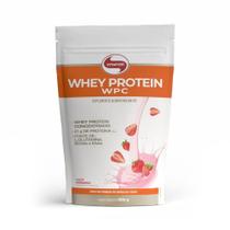 Whey Protein WPC Vitafor Sabor Morango 900g Whey Protein WPC Vitafor Sabor Morango 900g