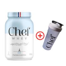 Whey Protein Zero Lactose 907g - Ao Leite + Coqueteleira - Chef Whey