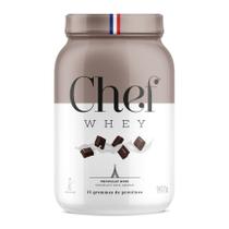 Whey Protein Zero Lactose 907g Chocolate Meio Amargo Coqueteleira Chef Whey