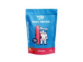 WHEY REFIL SABOR MORANGO TRADICIONAL 900g +MU