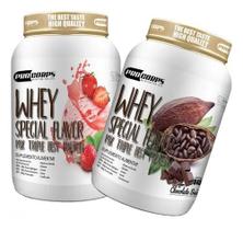 Whey Special Flavor Mix Triple Best Protein - Pro Corps - Sabor Morango - 840g