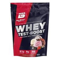 WHEY TEST-BOOST 900G REFIL BIO SPORT sabor:morango