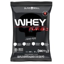 Whey Turbo Chocolate 907G Refil Black Skull