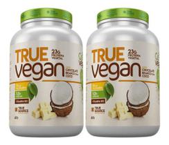 Whey Vegano Chocolate Branco Com Coco 2 X 837g True Source