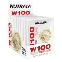 Whey W100 Whey Concentrado 12 Sachês 30G Nutrata