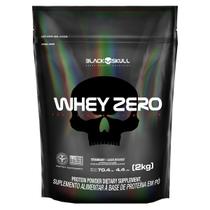 Whey zero black skull refil - 2kg (whey protein isolado)