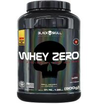 Whey Zero - Whey Protein Isolado - Com Enzima Lactase - (900g) - Black Skull