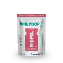Wheydop 3W Elemento Puro sabor Morango com Leite Condensado Refil 900g