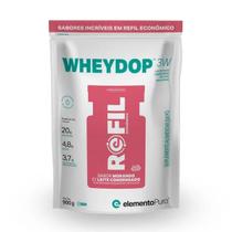 Wheydop 3W Elemento Puro Whey Protein Isol. Conc. e Hid. Refil 900g