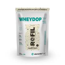 Wheydop 3W Refil 900g Whey Protein Elemento Puro - Cookies And Cream