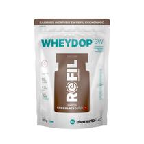 Wheydop 3W Sabor Chocolate Suíço Refil 900g Elemento Puro